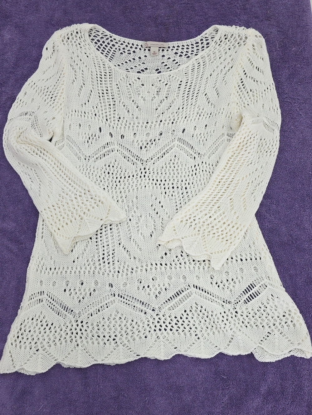 db Knit Tunic Sweater - Cream